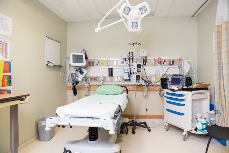 Emergency Hospital Room stock photography